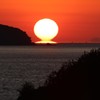 笠戸島の夕日岬にて