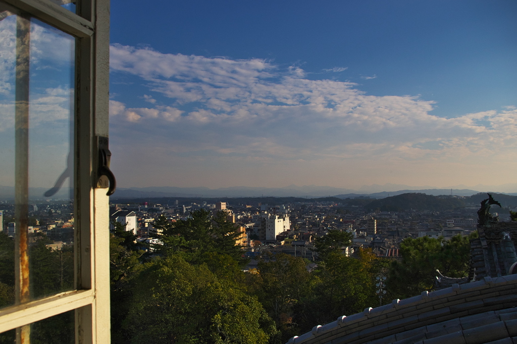 天守閣からの景色