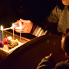 聖なる夜の優しい灯り