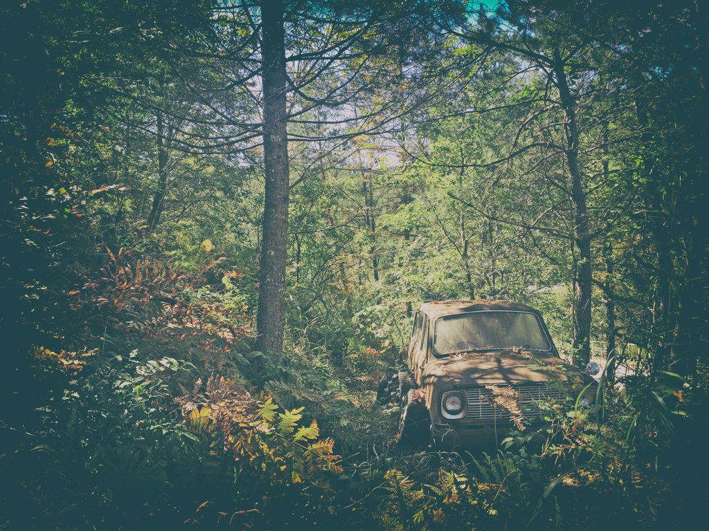 車のある風景