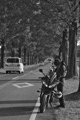 ライダーのいる風景