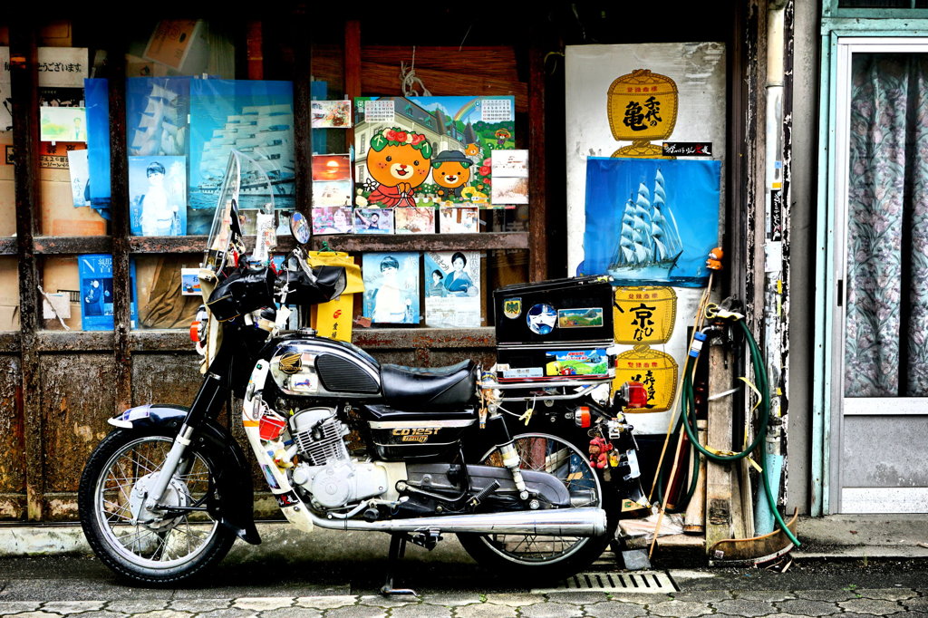 単車のある風景