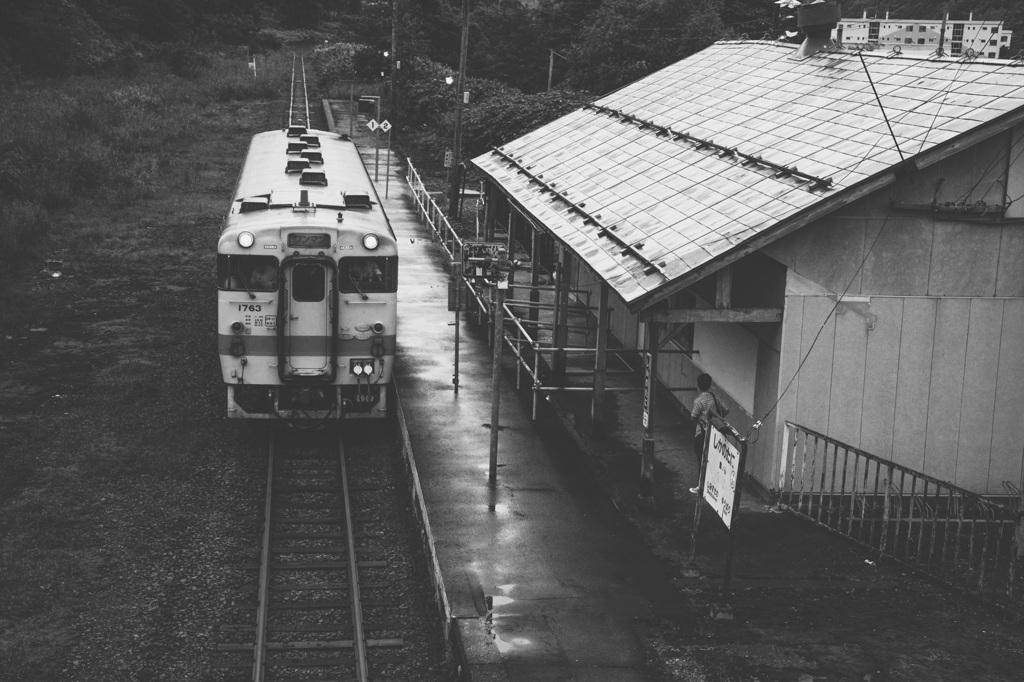 電車のある風景