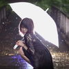 雨の日の黒華