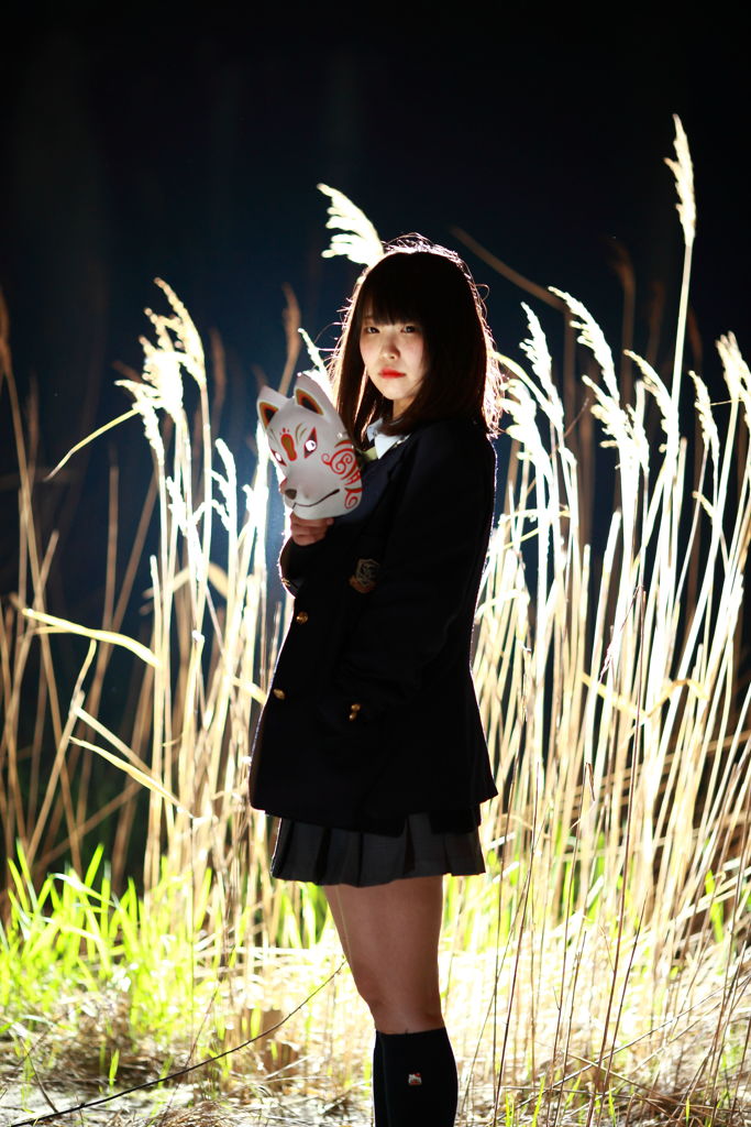 -狐面女子-