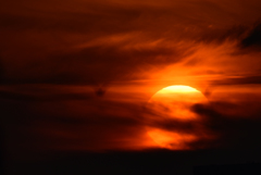 夕日