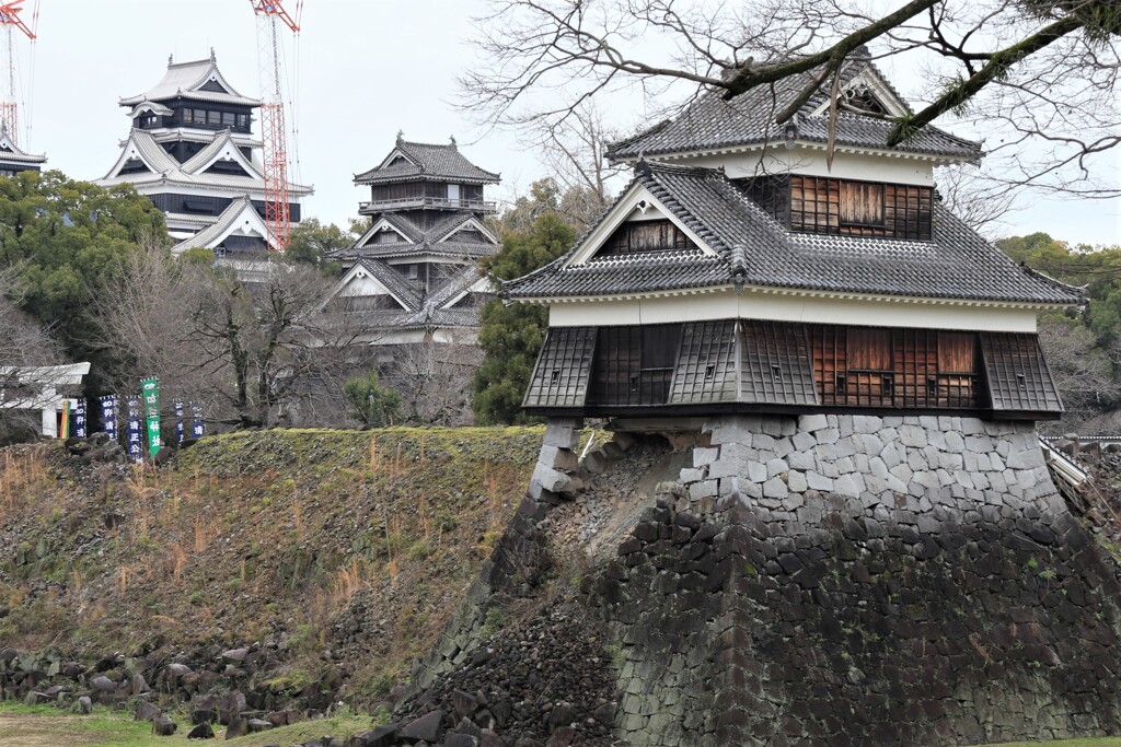 熊本城修復中