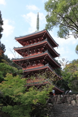 竹林寺五重塔