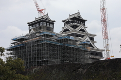 熊本城修復中①