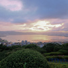 諏訪湖夕景