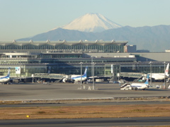 2017年12月初旬の富士山