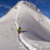 雪を歩く