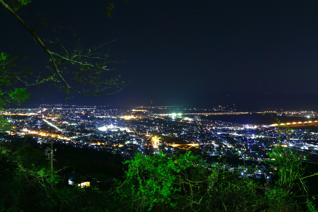 初夜景撮影