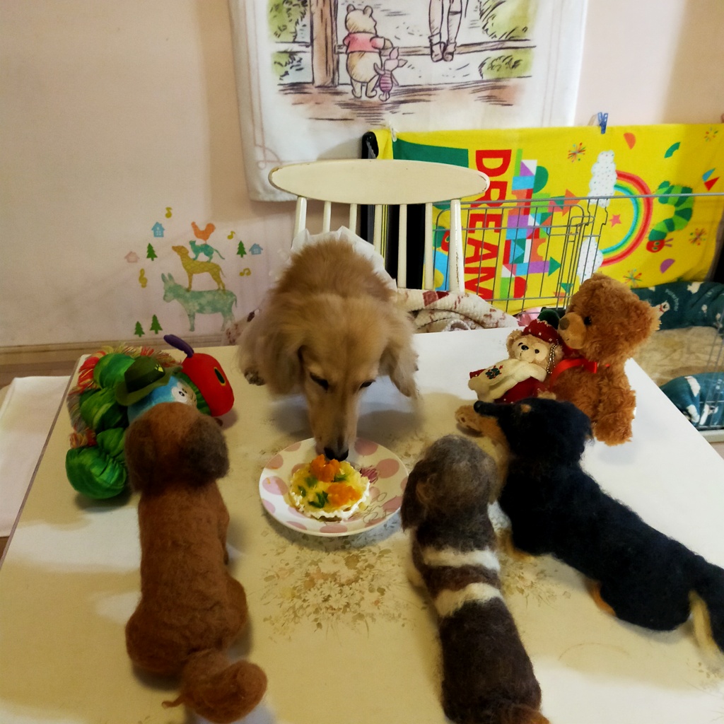 さあ食べようね