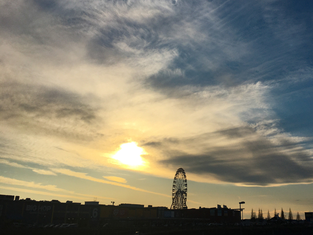 今日の夕方
