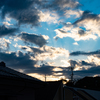 屋根と空