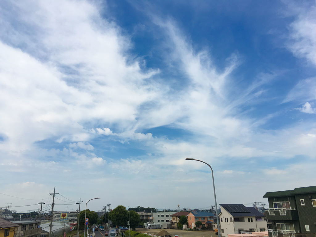 今日の空