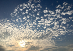 今日の空