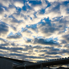 駅舎と空