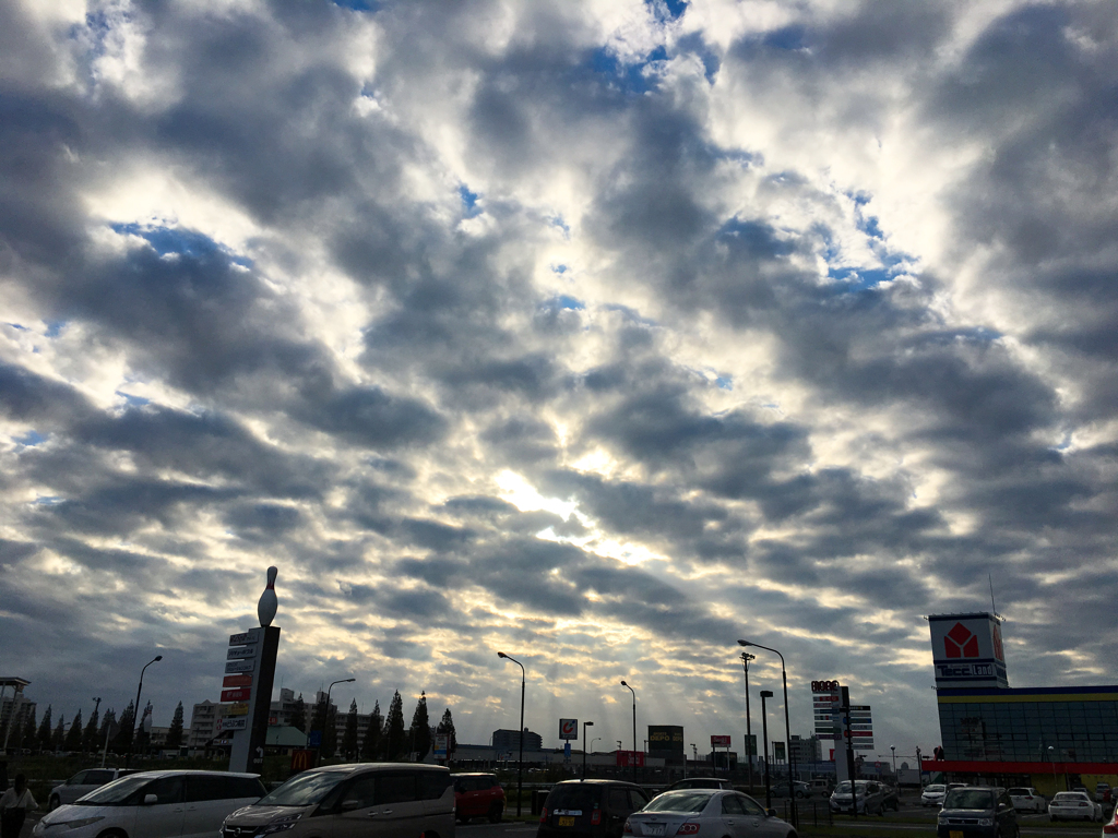 今日の空