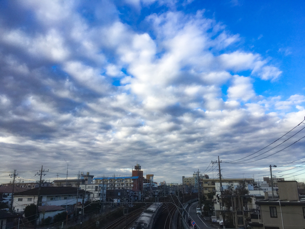 線路と空