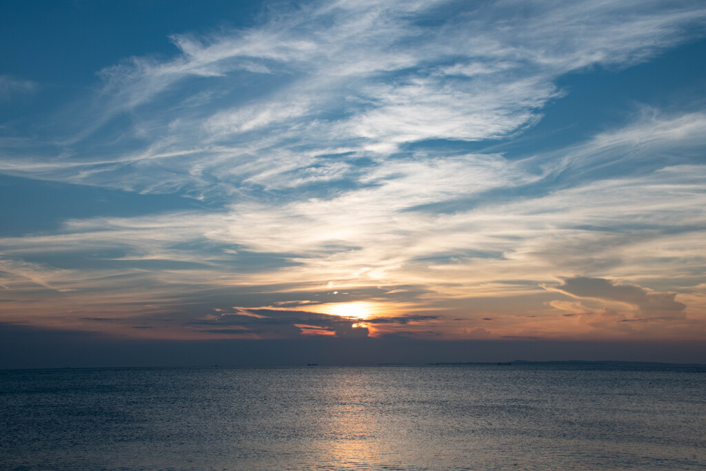 今日の夕景