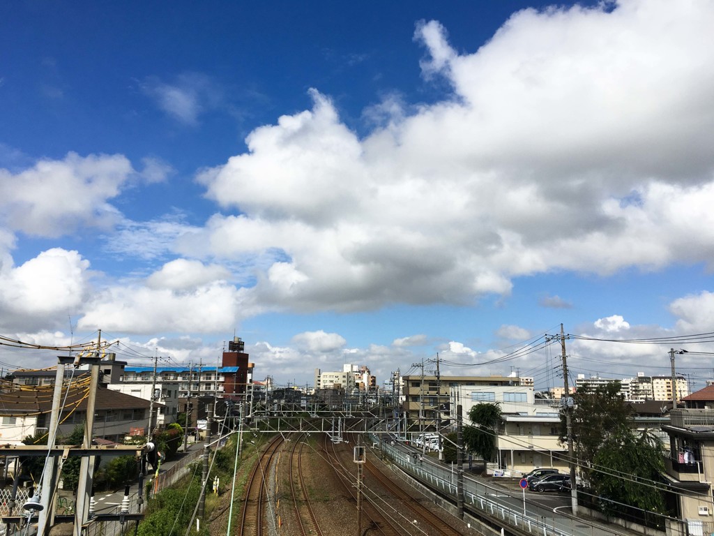 線路と空