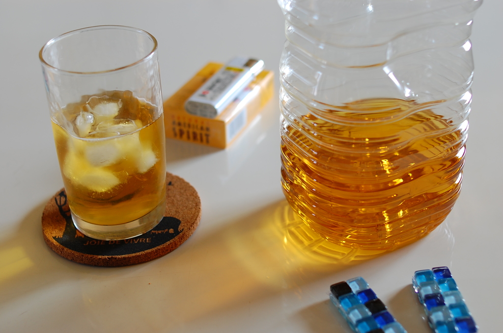 冷たいお茶