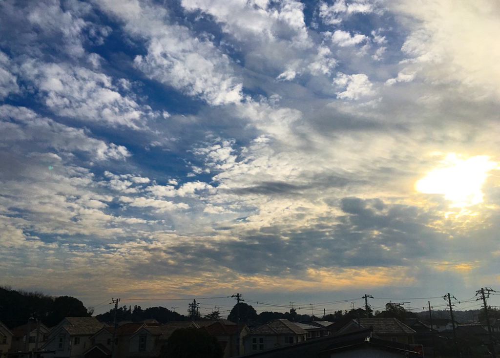 今日の空
