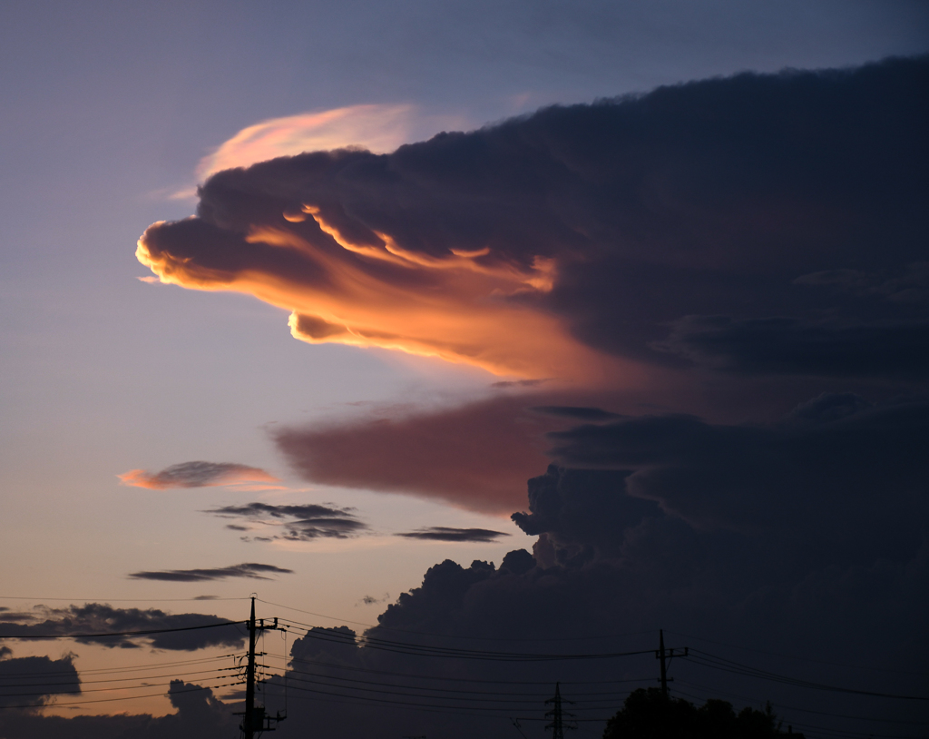 夕方の雲