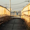 錆びた歩道橋