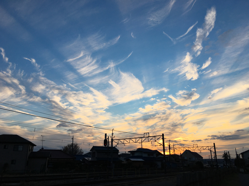 夕方の空