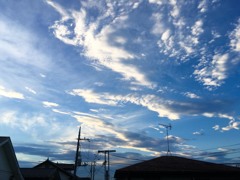 家から見た空
