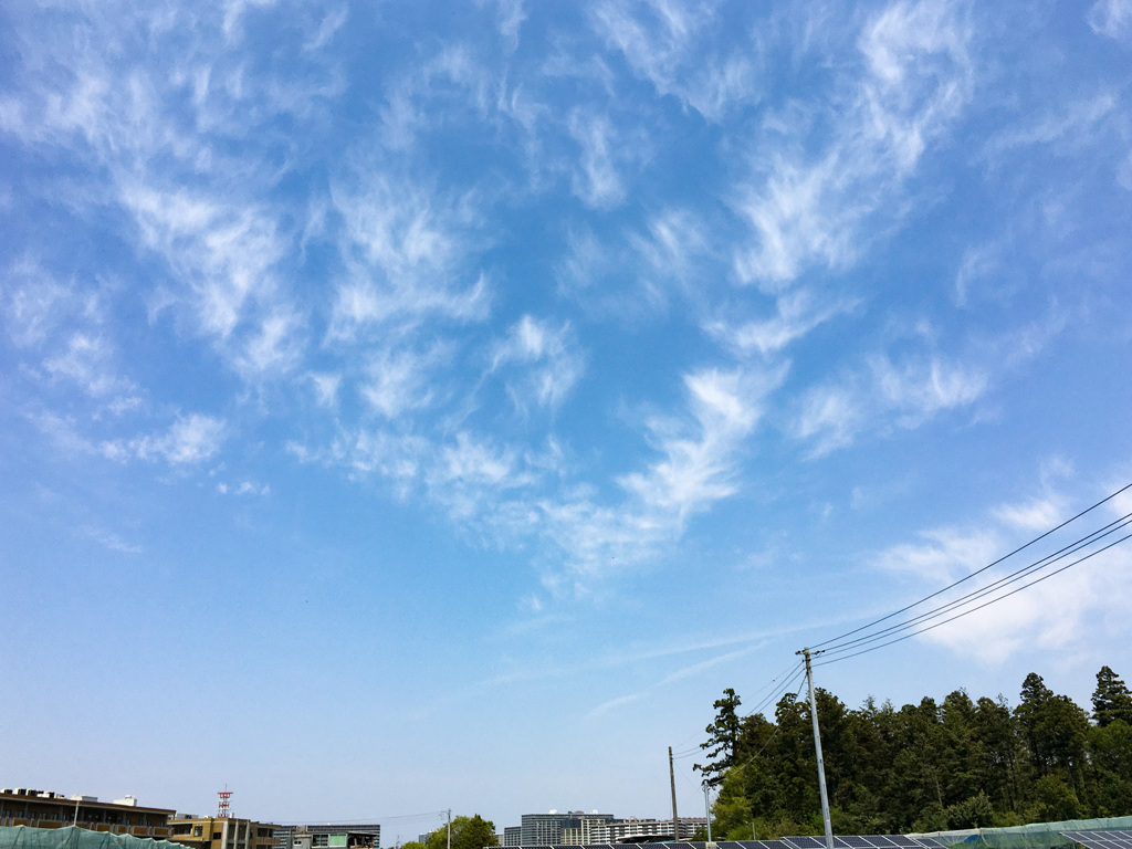 今日の空