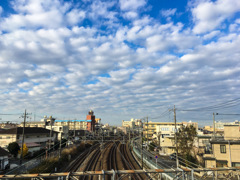 線路と空