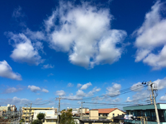 今日の空