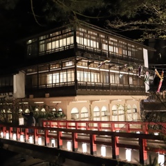 積善館の鯉のぼり