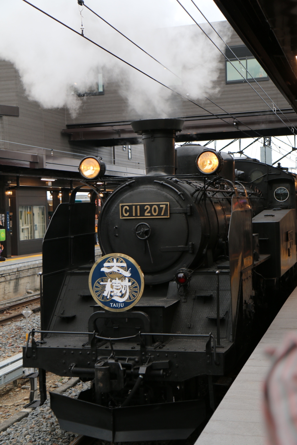 SL大樹 下今市駅にて