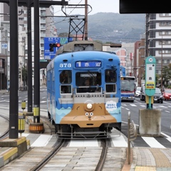 長崎市電 軍鹿島のガンショーくん