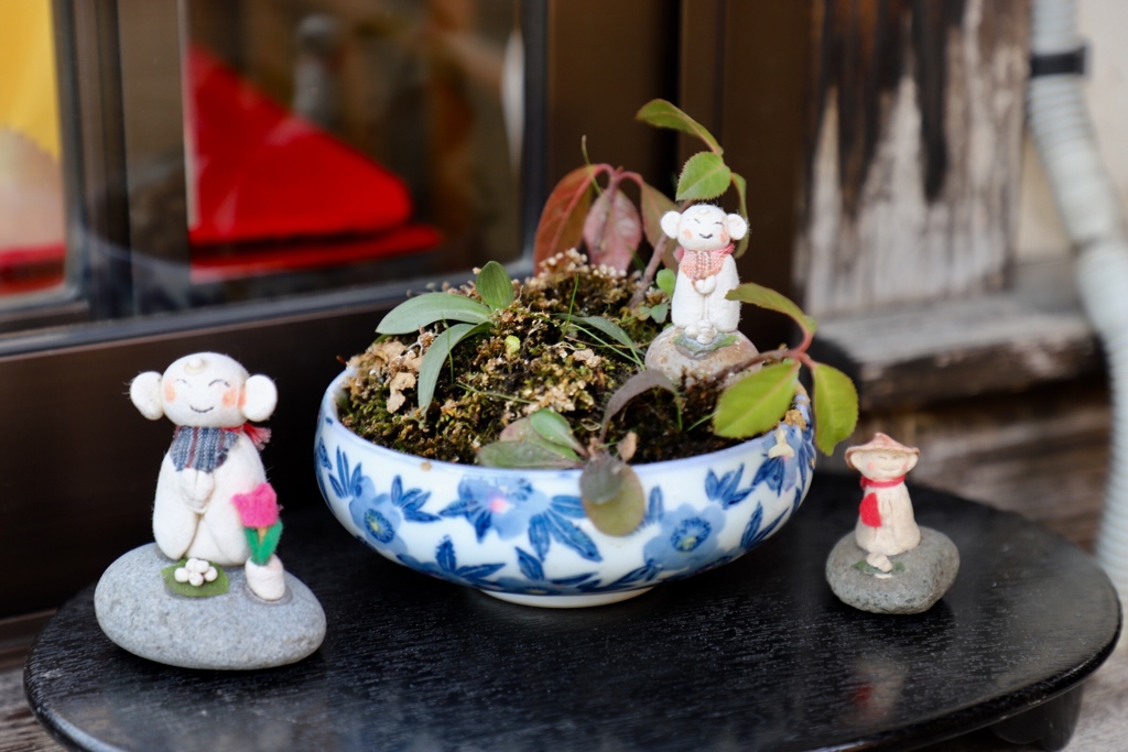 会津鶴ヶ城内にて