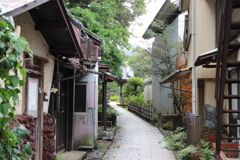 伊豆下田、了仙寺への道