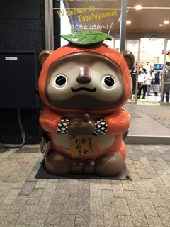 土山SAのたぬき、他を抜かない たぬき