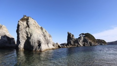浄土ヶ浜　影が入ったのでトリミングしました。