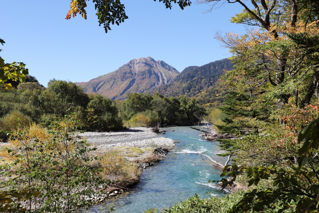 上高地焼岳