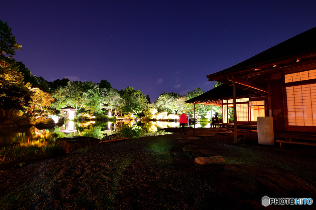 養浩館庭園のライトアップ