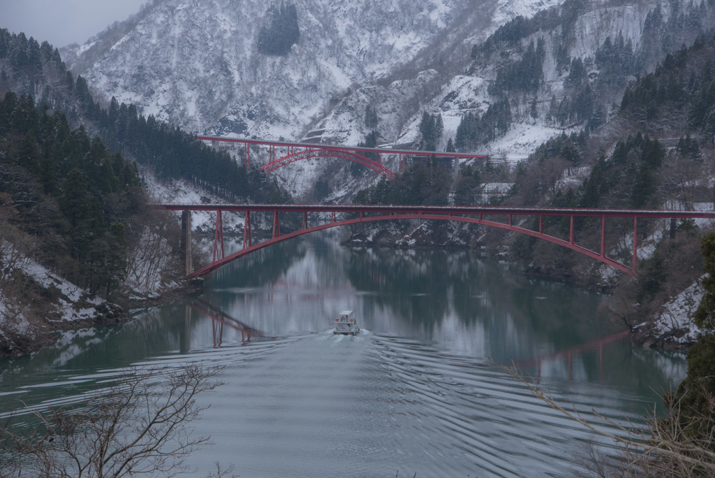 庄川の冬