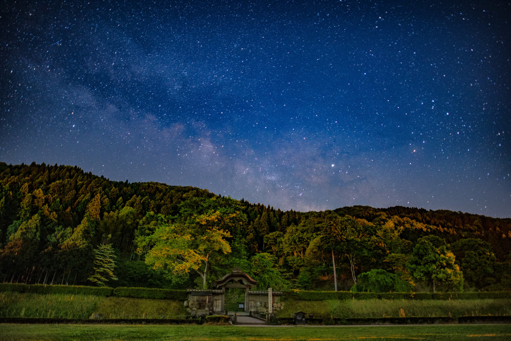 唐門と天の川