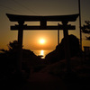 夕方の風景～鳥居～