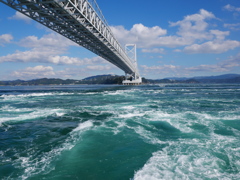 大鳴門橋と渦潮