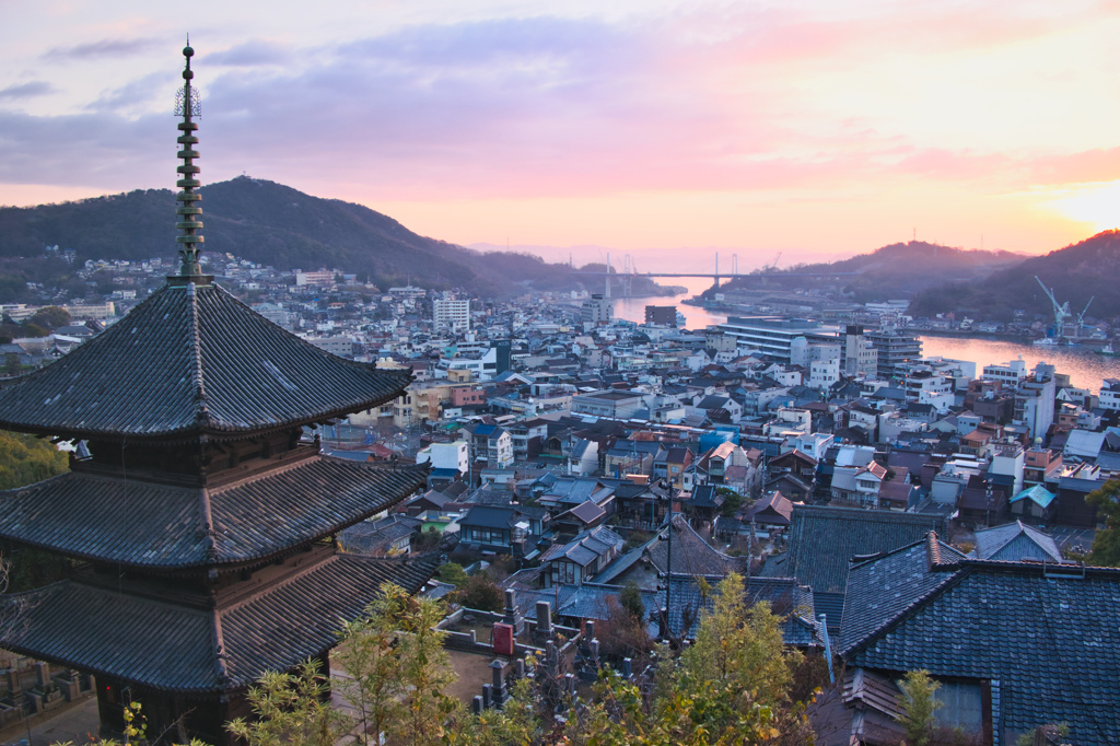 天寧寺の朝